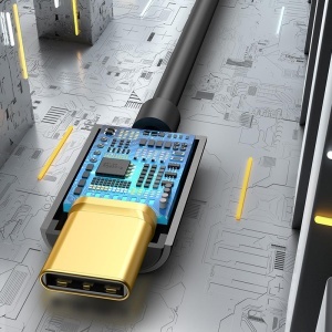 ADAPTOR USB-C - JACK 3.5MM BASEUS - NEGRU - Img 8