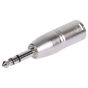 ADAPTOR XLR TATA - JACK 6.35 TATA STEREO METAL - Img 3