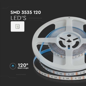 BANDA LED RGB SMD3535 8MM 12W/M 24V IP20 5M - Img 4