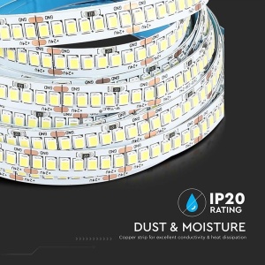 BANDA LED SMD2835 24V 6400K IP20 5M - Img 9