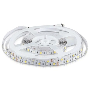 BANDA LED SMD5050 60LED/M RGB + ALB NEUTRU IP20 5M - Img 1