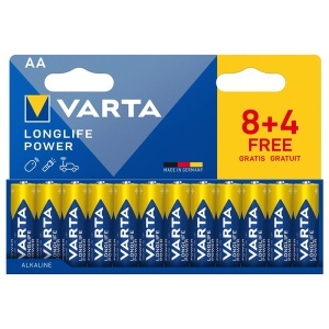 BATERIE ALCALINA LONGLIFE POWER LR06 BL 12 BUC VARTA - Img 2