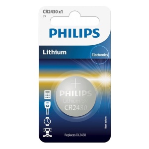 BATERIE LITHIUM CR2430 BLISTER 1 BUC PHILIPS - Img 2