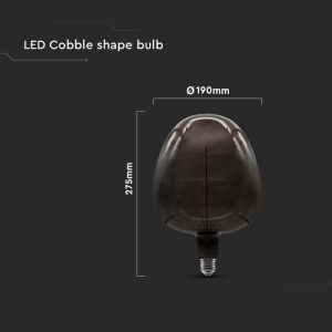 BEC FILAMENT LED 4W E27 STICLA NEAGRA - Img 4