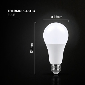 BEC LED A65 E27 17W 3000K ALB CALD CIP CREE - Img 4