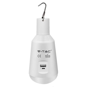 BEC LED E27 7W 3IN1 CU ACUMULATOR INCARCARE SOLARA SI USB - Img 2