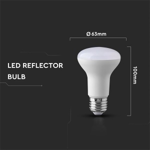 BEC LED R63 E27 8.5W 3000K ALB CALD - Img 4