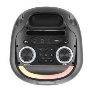 Boxa portabila GoGEN PARTEE BPS 696, 70 W, Bluetooth, Karaoke cu microfon, FM, USB, AUX, LED, TWS, Negru - Img 7