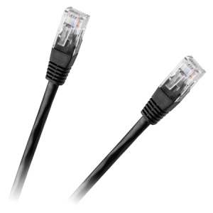CABLU PATCHCORD UTP CAT6 0.5M NEGRU REBEL - Img 1