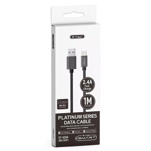 CABLU TIP C 1M PLATINUM EDITON - NEGRU - Img 4