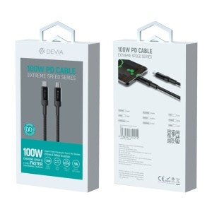 CABLU USB-C - USB-C 100W 1.5M - NEGRU - Img 6