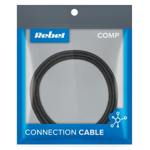 CABLU USB - LIGHTNING 100 CM REBEL - Img 3