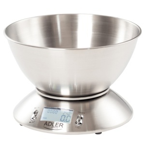 CANTAR BUCATARIE CU BOL INOX 1.8L ADLER