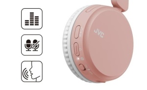 Casti audio On-Ear JVC HA-S36W-P-U, Bluetooth, Autonomie 35h, microfon, Roz - Img 2