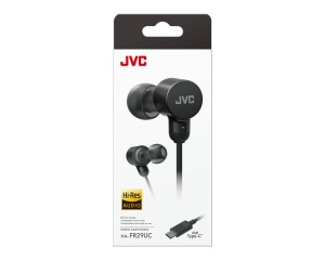 Casti JVC HA-FR29UC-B-U, Cu fir, In-Ear, Microfon, USB-C, Functie Mod Sunet, Husa, negru - Img 3