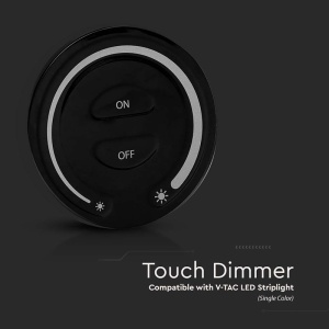 CONTROLLER BANDA LED TOUCH LUMINA ALBA - NEGRU - Img 6