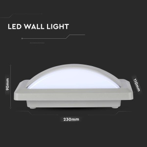 CORP ILUMINAT EXTERIOR 12W IP65 6400K ALB RECE - Img 8