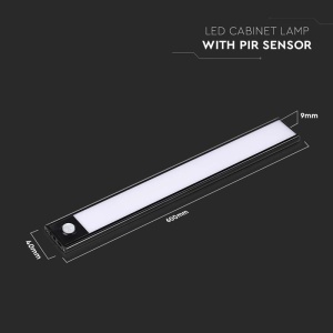 CORP ILUMINAT LED 1.5W 4000K IP20 CU SENZOR MISCARE - NEGRU - Img 7