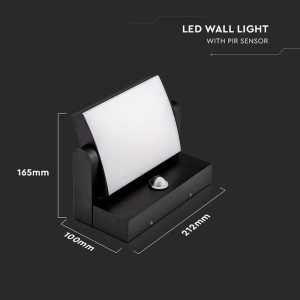 CORP ILUMINAT LED 17W CU SENSOR IP65 - NEGRU - Img 7