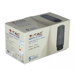 CORP ILUMINAT SOCLU GU10 GIPS/METAL - NEGRU/GRI - Img 7