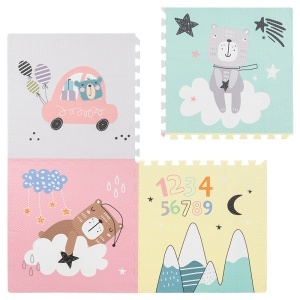 COVORAS EDUCATIV PUZZLE 120X120CM URSULETI REBEL - Img 3