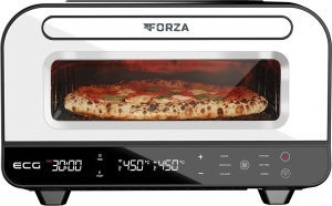 Cuptor electric pentru Pizza ECG Forza 4500, 1850 W, 450 °C, 45 litri, 5 programe, control digital, negru - Img 2