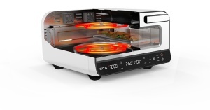 Cuptor electric pentru Pizza ECG Forza 4500, 1850 W, 450 °C, 45 litri, 5 programe, control digital, negru - Img 11