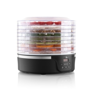 Deshidrator de alimente ETA Secca Plus 8301 90000, 380 W, 8 niveluri, 35-70 °C, afisaj LED, negru - Img 2