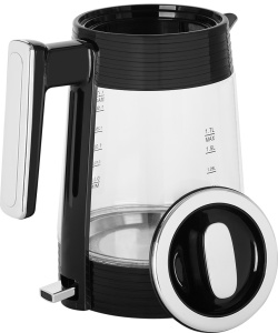 Fierbator electric ECG RK 1750 Stripe, 2200 W, 1.7 litri, sticla borosilicata, elemente din otel inoxidabil - Img 8