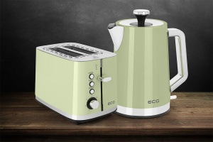 Fierbator electric ECG RK 1766 Vintage Olive, 2200 W, 1.7 litri, otel inoxidabil, verde olive - Img 12
