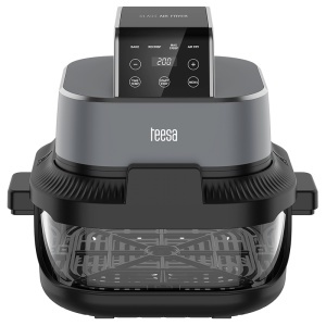 FRITEUZA GLASS AIRFRYER 4L+1.5L 1500W TEESA - Img 9