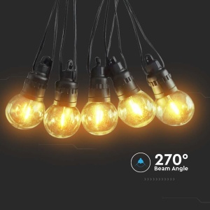 GHIRLANDA SOLARA LED 0.5W X 10 12M 3000K - Img 7