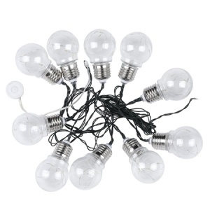 GHIRLANDA SOLARA LED 1W X 10 IP44 3000K