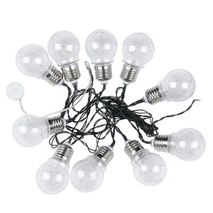 GHIRLANDA SOLARA LED 1W X 10 IP44 3000K - Img 2