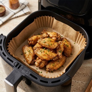 HARTIE PENTRU AIR FRYER PATRAT 20CM 100BUC ADLER - Img 7
