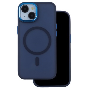 HUSA SILICON PENTRU IPHONE 17 PRO MAX CU INEL - ALBASTRUI NAVY