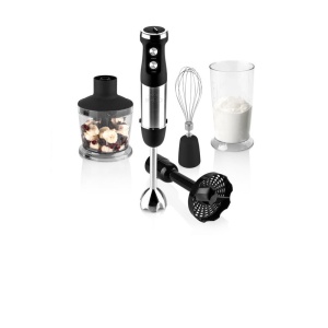 INCOMPLET - Blender de mana ETA Sapelo 5013, 800 W, 6 viteze + TURBO, accesoriu piure, lame si elemente din otel inoxidabil - Img 4