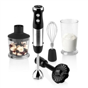 INCOMPLET - Blender de mana ETA Sapelo 5013, 800 W, 6 viteze + TURBO, accesoriu piure, lame si elemente din otel inoxidabil - Img 14