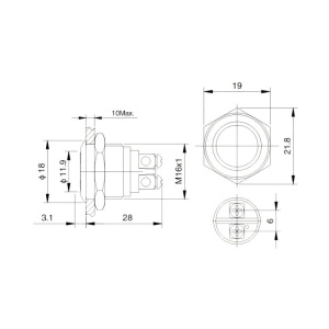 INTRERUPATOR ERMETIC ON-OFF PLAT - Img 3