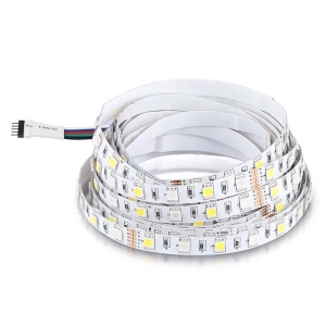 KIT BANDA LED SMD5050 RGB+W 6000K 60LED/M IP20 5M - Img 4