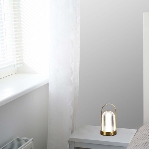 LAMPA BIROU 3IN1 CU ACUMULATOR 1800MAH - FRENCH GOLD - Img 9