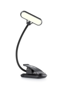 Lampa cu LED ETA 0894 90000, baterie incorporata 600mAh pentru utilizare wireless, brat flexibil si clema, negru - Img 3
