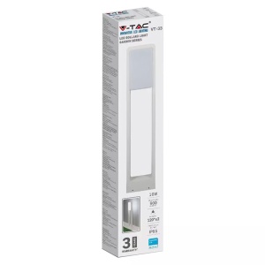 LAMPA ILUMINAT GRADINA 10W IP65 6400K ALB RECE - ALB - Img 3