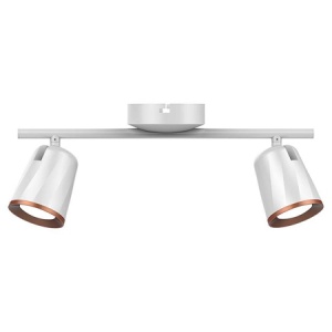 LAMPA LED MONTAJ PERETE 2X6W 4000K ALB NEUTRU - ALB