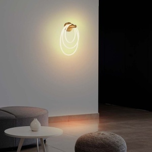 LAMPA LED MONTAJ PERETE 36W 3000K - AURIU - Img 8