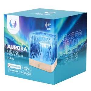 LAMPA LED RGB 3W CU PROIECTOR EFECTE AURORA BOREALA - Img 3