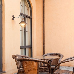 LAMPA MONTAJ PERETE SOCLU E27 IP65 - ROSE/GOLD - Img 3