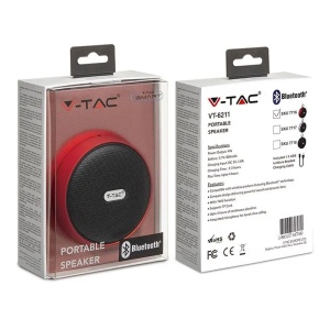 MINI BOXA BLUETOOTH PORTABILA 4W - ROSU - Img 3