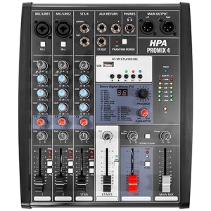MIXER DIGITAL 4 CANALE 48V BT/USB/SD - Img 1