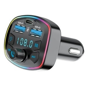 MODULATOR FM CU BLUETOOTH CU 2XUSB 1A - 3.1A + USB C 20W - Img 2